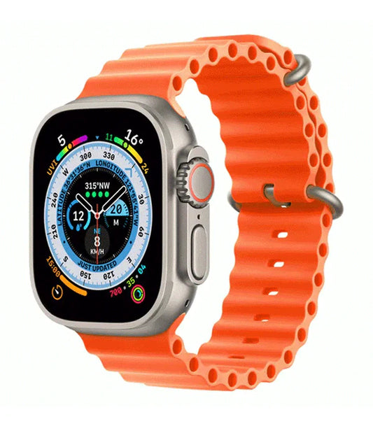 Crown H29 Smartwatch Combo – 7 Straps + Wireless Earbuds
